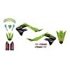 BLACKBIRD KOMPLET NAKLEJEK (OKLEINA) KAWASAKI KXF 250 '21-23 KXF 450 '19-'23 Replica Kawasaki Racing Team 2021